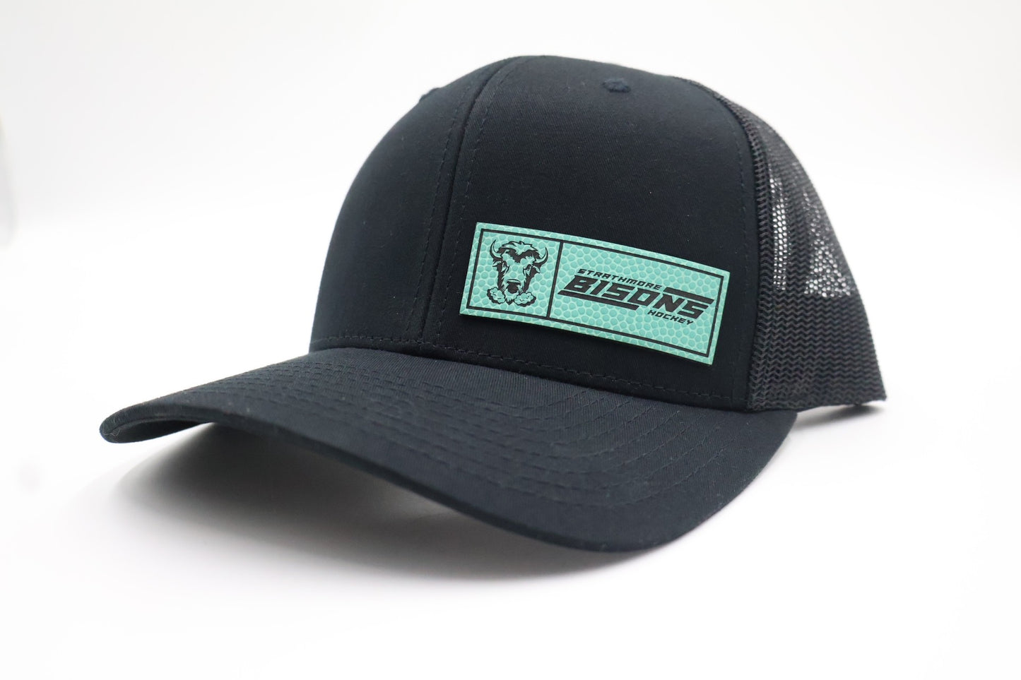 Strathmore Bisons Trucker Hat - Small Patch Teal